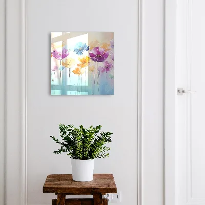 Sleutelkastje hal Kleurrijke bloemen