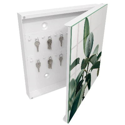 Sleutelkastje hal Ficusbladeren