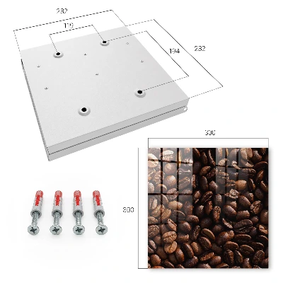 Sleutelkastje binnen Aromatische koffie