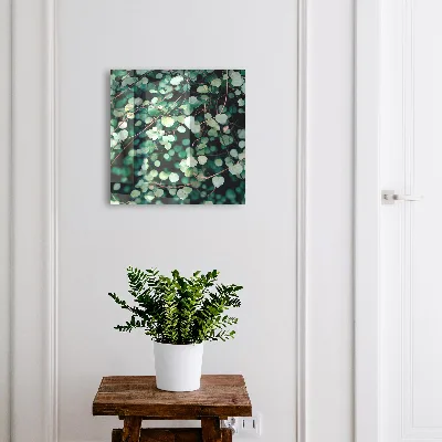 Sleutelkastje binnen Groene bladeren