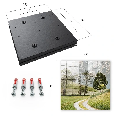 Sleutelkastje hal Berglandschap