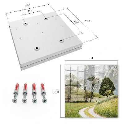 Sleutelkastje hal Berglandschap