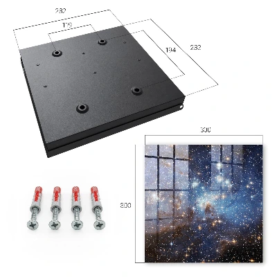 Sleutelkastje hal Kosmische ruimte