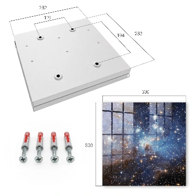 Sleutelkastje hal Kosmische ruimte