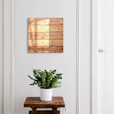 Sleutelkastje binnen Houten planken