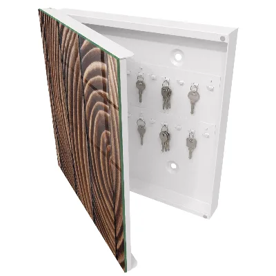 Sleutelkast Houten golven