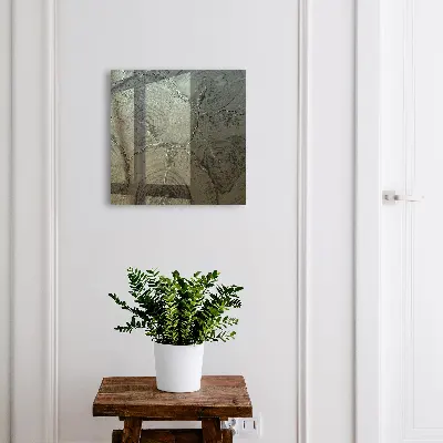 Sleutelkastje binnen Houten constructie