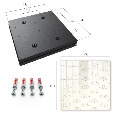 Sleutelkast geometrische bogen