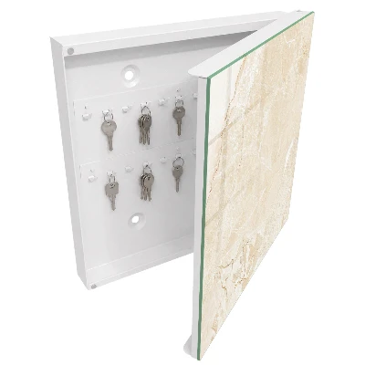 Sleutelkast Beige patroon