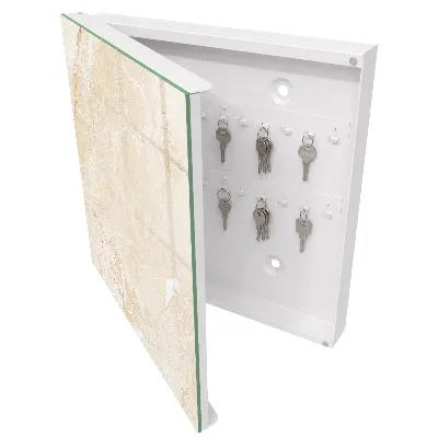 Sleutelkast Beige patroon