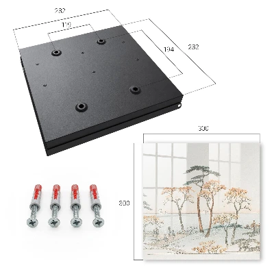 Sleutelkastje hal Japans landschap
