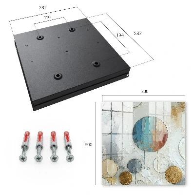 Sleutelkast Cirkelvormige compositie