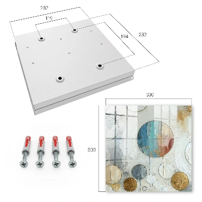 Sleutelkast Cirkelvormige compositie