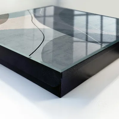 Sleutelkastje binnen Blauwe abstractie
