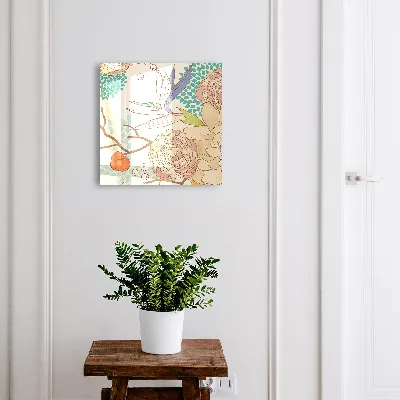Sleutelkast Abstracte bloemen