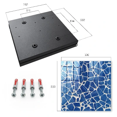 Sleutelkast Blauw mozaïek