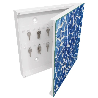 Sleutelkast Blauw mozaïek