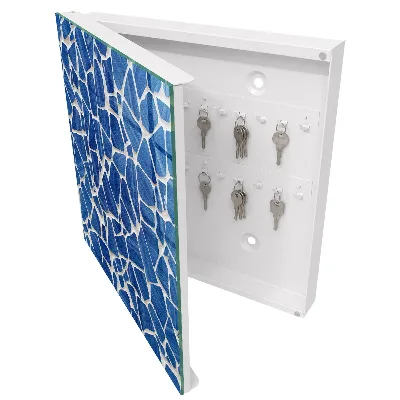 Sleutelkast Blauw mozaïek