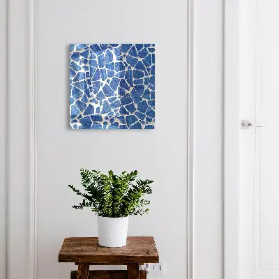 Sleutelkast Blauw mozaïek