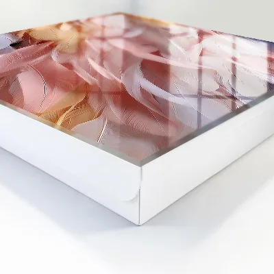 Sleutelkast Pastelkleurige veren