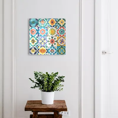 Sleutelkastje binnen Bloemmotieven