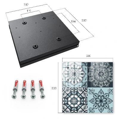 Sleutelkastje hal Geometrische patronen