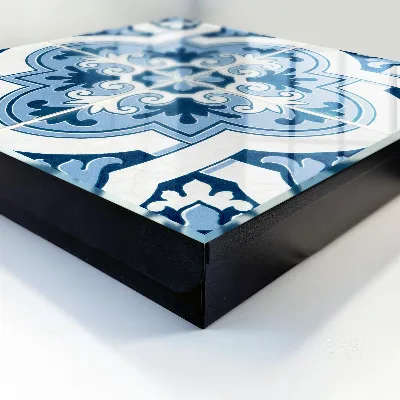Sleutelkastje binnen Blauwe tegels