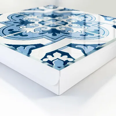 Sleutelkastje binnen Blauwe tegels
