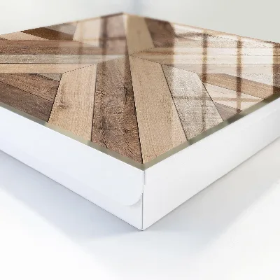 Sleutelkastje binnen Houten geometrie