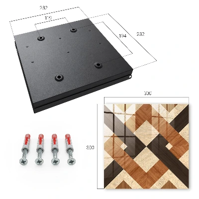 Sleutelkastje hal Moderne geometrie