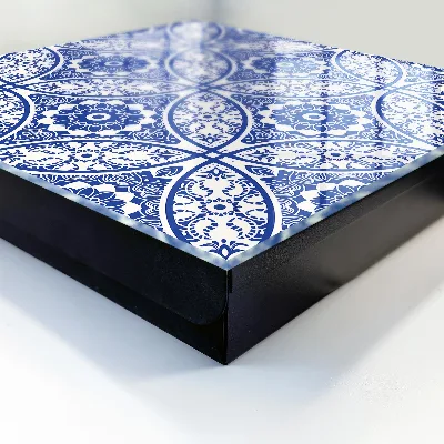Sleutelkastje binnen Blauw mozaïek