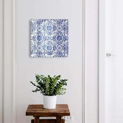 Sleutelkastje binnen Blauw mozaïek