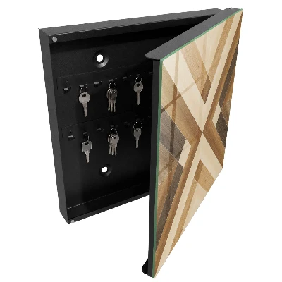 Sleutelkastje hal Houten elegantie