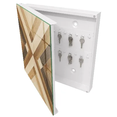 Sleutelkastje hal Houten elegantie