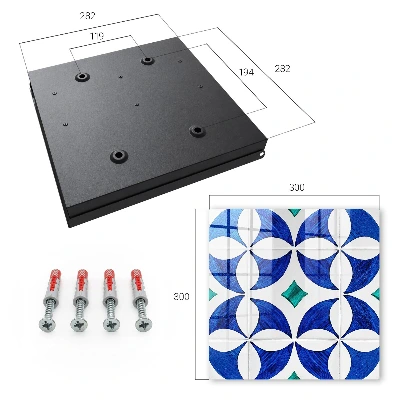 Sleutelkastje binnen Geometrisch motief