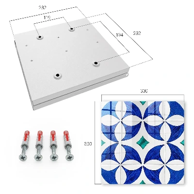 Sleutelkastje binnen Geometrisch motief