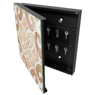 Sleutelkastje binnen Beige elegantie