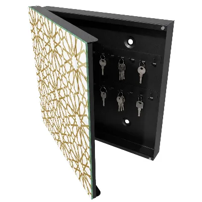 Sleutelkastje binnen Geometrisch patroon