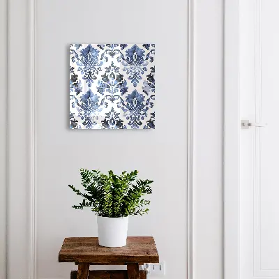 Sleutelkast Blauwe ornamenten