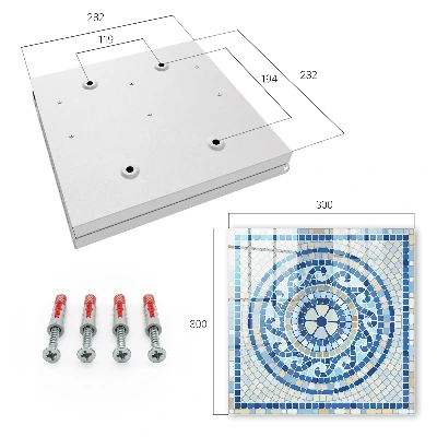 Sleutelkast geometrische mozaïek