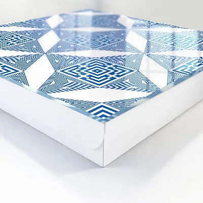Sleutelkastje binnen Geometrisch patroon