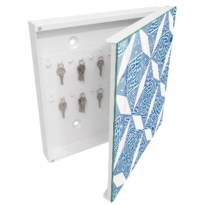 Sleutelkastje binnen Geometrisch patroon