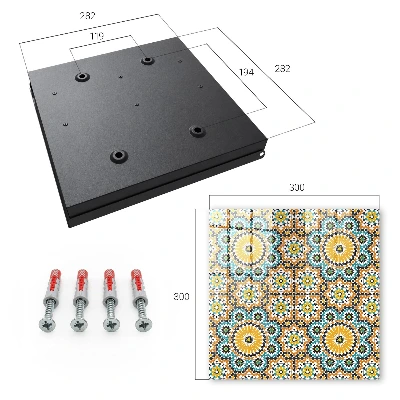 Sleutelkastje hal Geometrische mozaïek