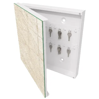 Sleutelkastje binnen Beige golven