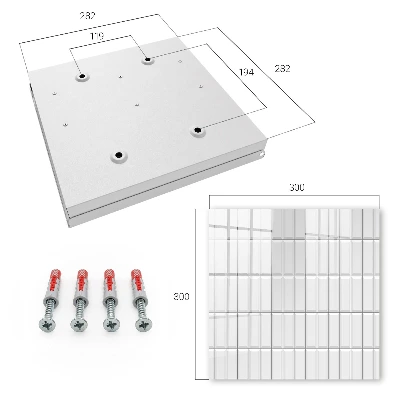 Sleutelkastje hal Subtiele geometrie