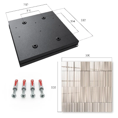 Sleutelkastje binnen Minimalisme van lijnen