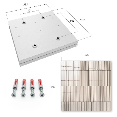 Sleutelkastje binnen Minimalisme van lijnen