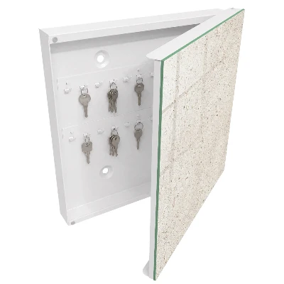 Sleutelkastje binnen Beige elegantie
