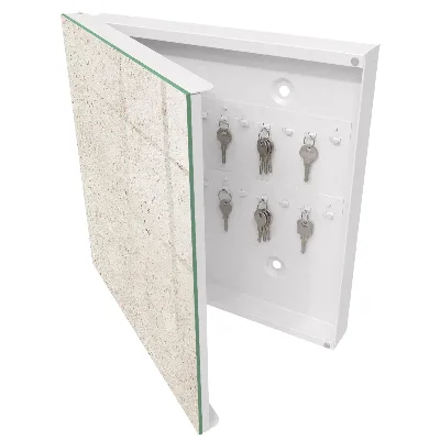 Sleutelkastje binnen Beige elegantie