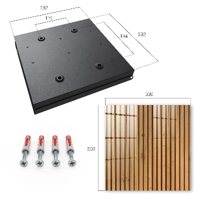 Sleutelkast Houten muur